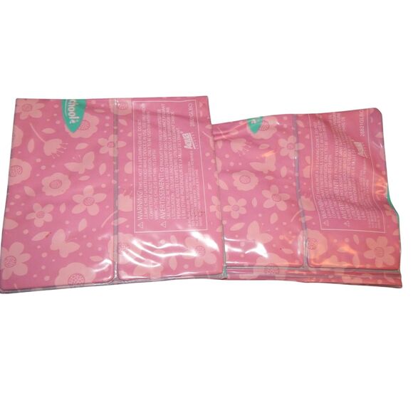 SwimSchool pink floral print girls OS One Size inflatable arm floats - Picture 2 of 2